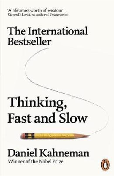 carte dezvoltare personala Thinking Fast and Slow, Daniel Kahneman
