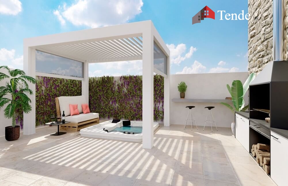 pergola bioclimatica aluminiu