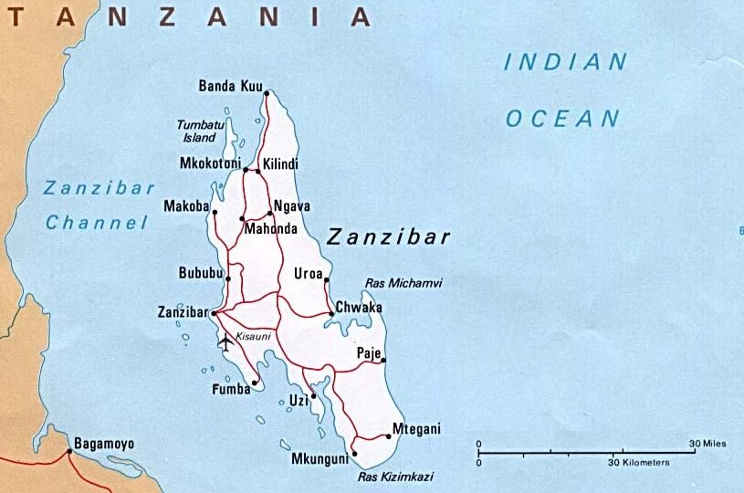 harta Zanzibar