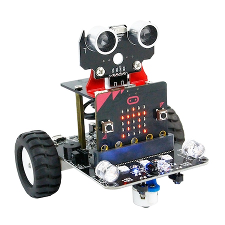 Kit robot cu placa de baza MicroBit
