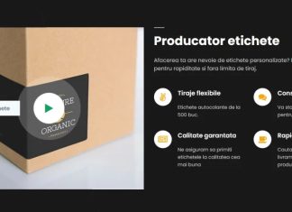 Fă reclamă cu etichete personalizate în rolă, autoadezive