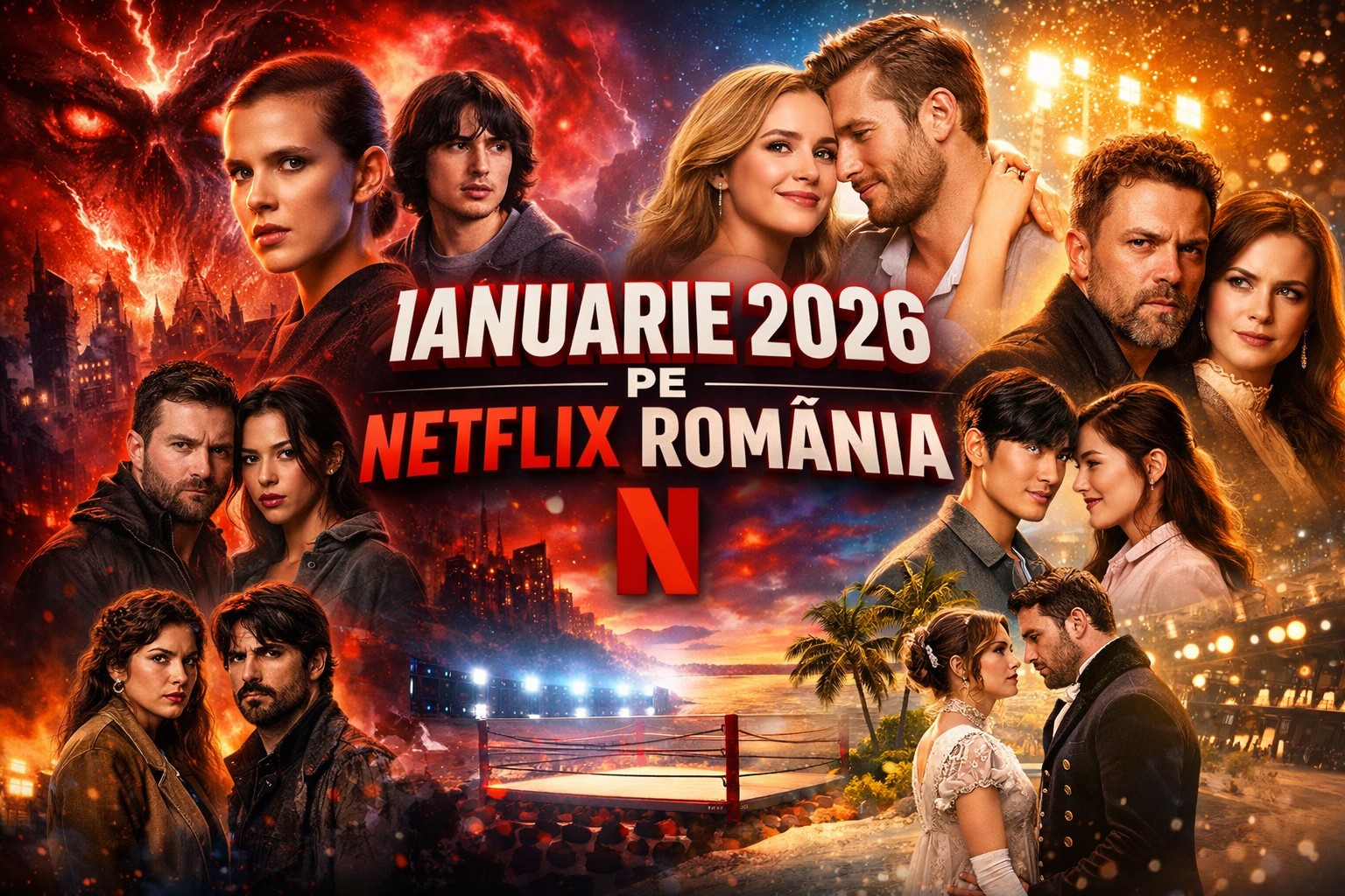 Ianuarie 2026 pe Netflix România: filme noi, seriale așteptate și finalul „Stranger Things”