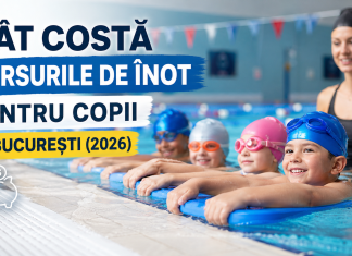 Cât costă cursurile de înot pentru copii în București (2026)